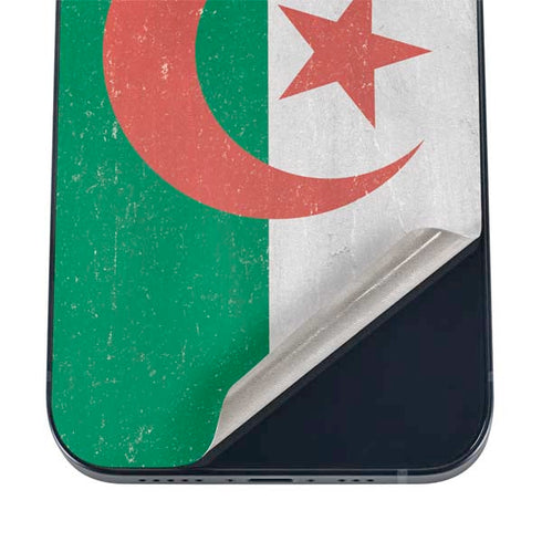 Algeria Flag Distressed iPhone 17 Pro Skin